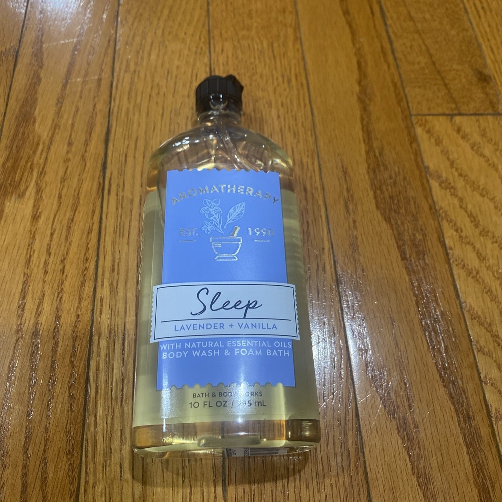 Bath & Body Works Body Wash Foam Bath Aromatherapy Sleep‎ Lavender Vanilla 10 oz